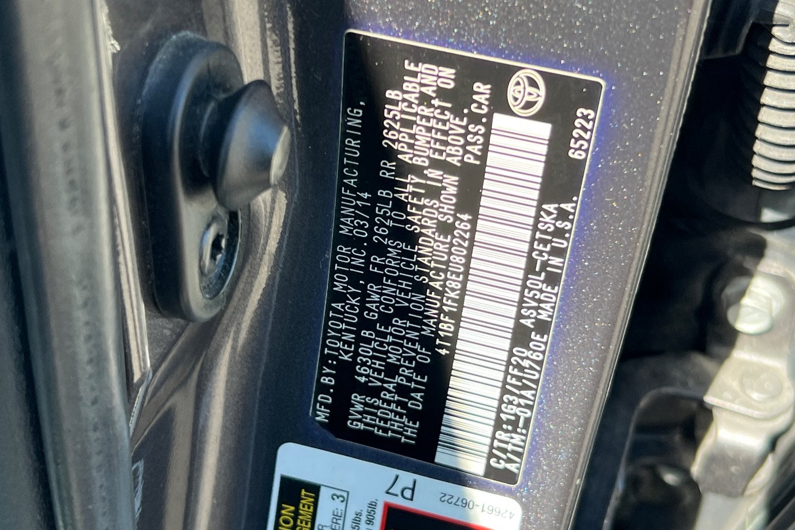 2014 Toyota Camry SE