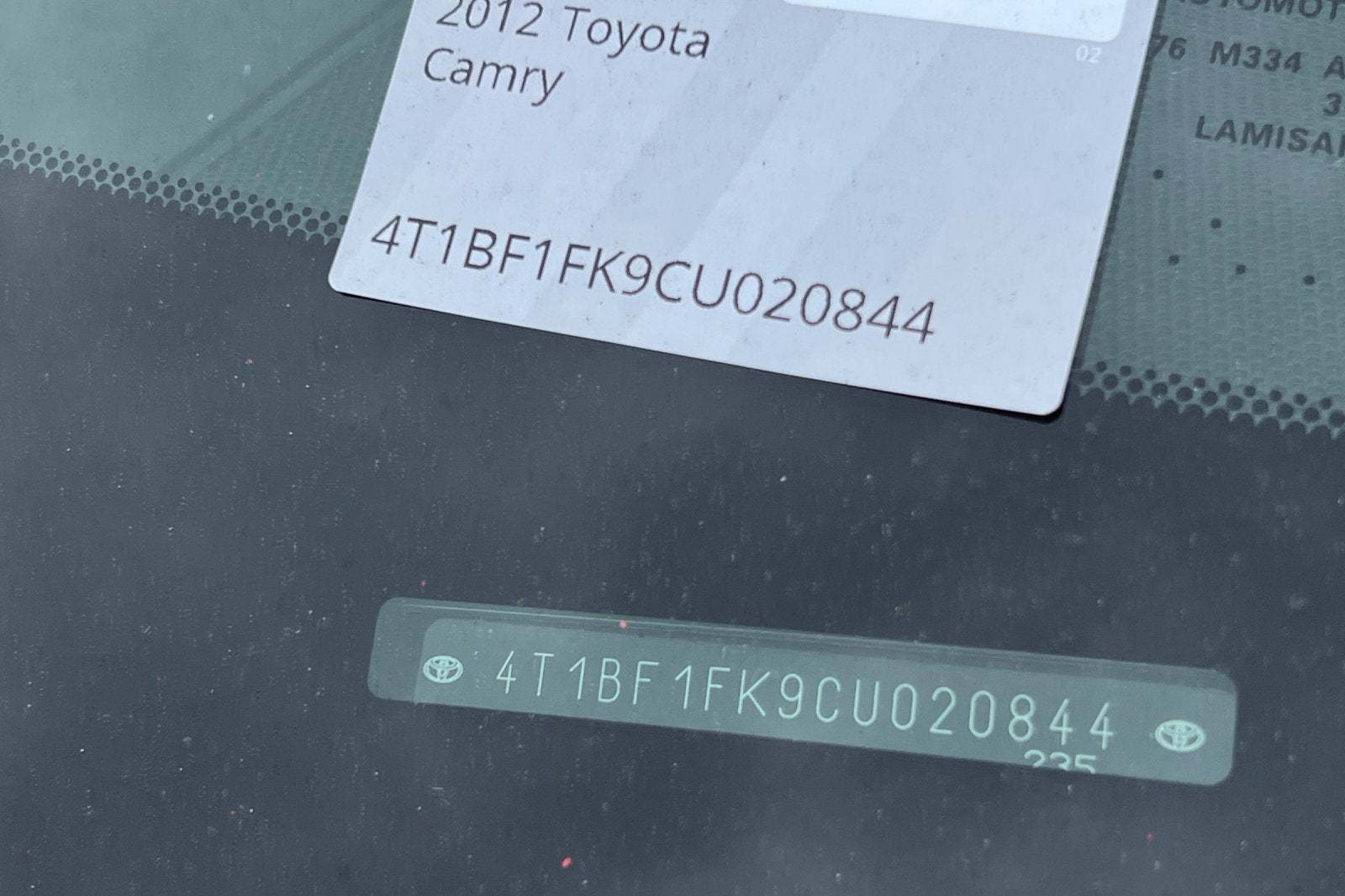 2012 Toyota Camry LE