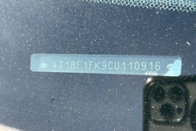 2012 Toyota Camry SE