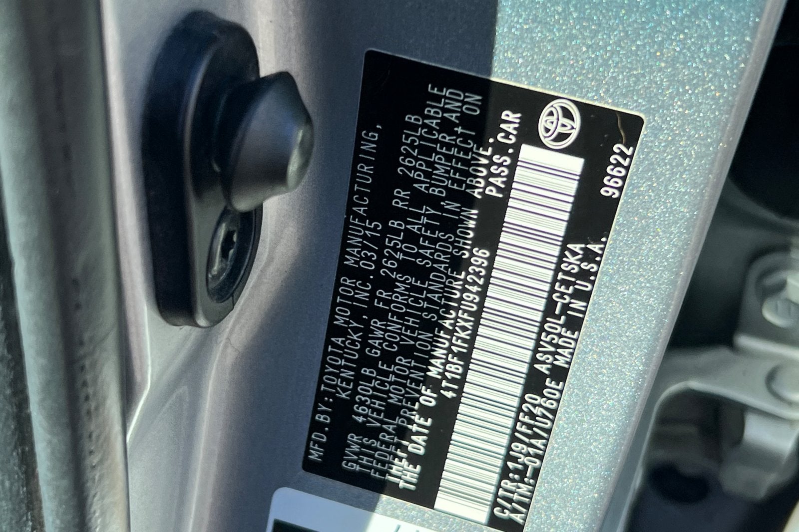 2015 Toyota Camry SE