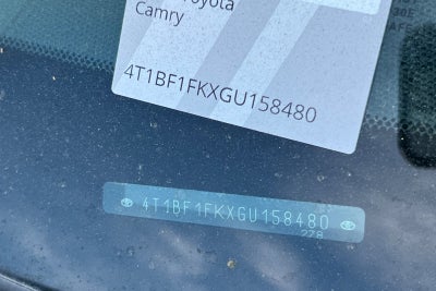 2016 Toyota Camry SE