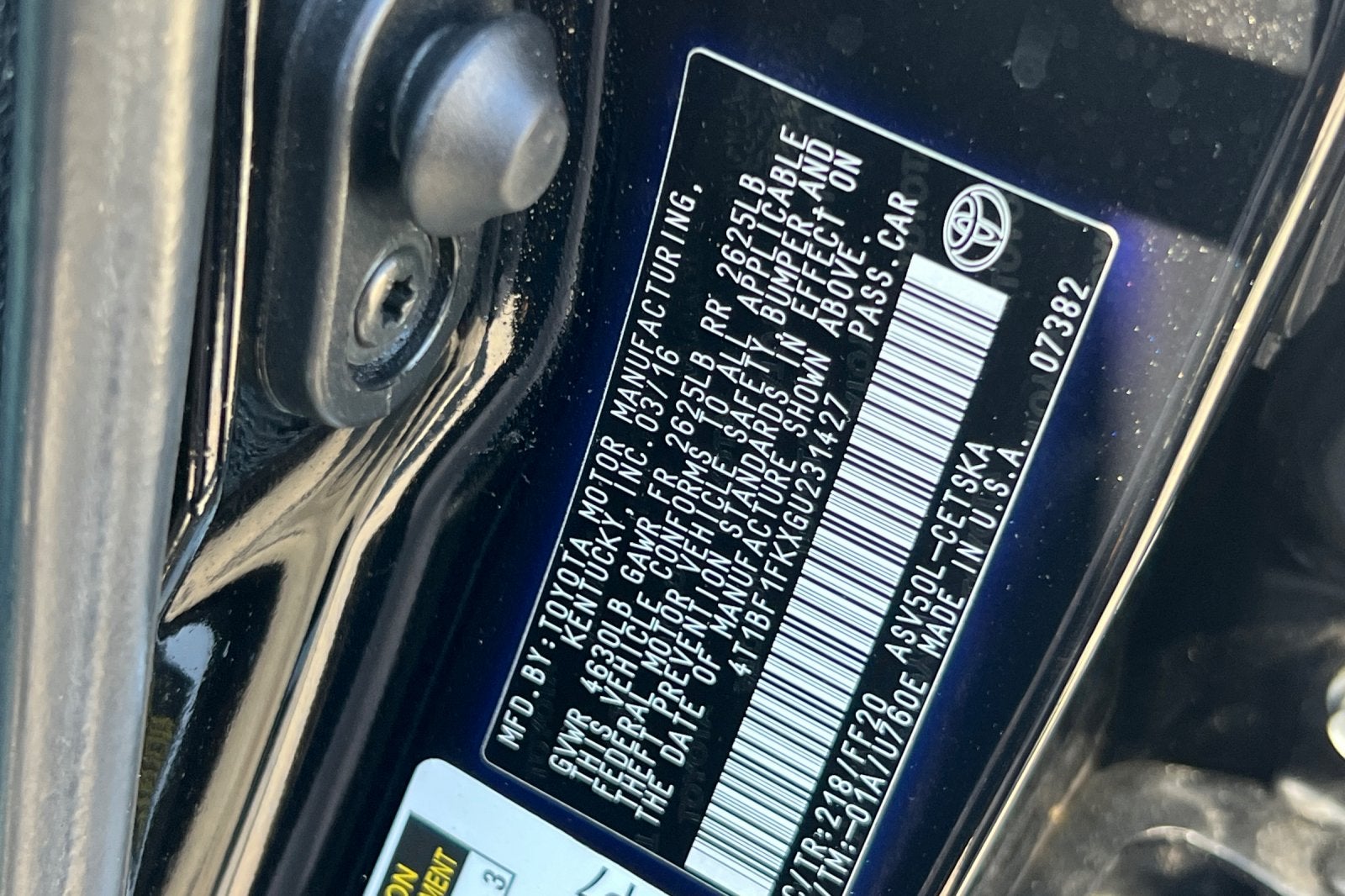 2016 Toyota Camry SE