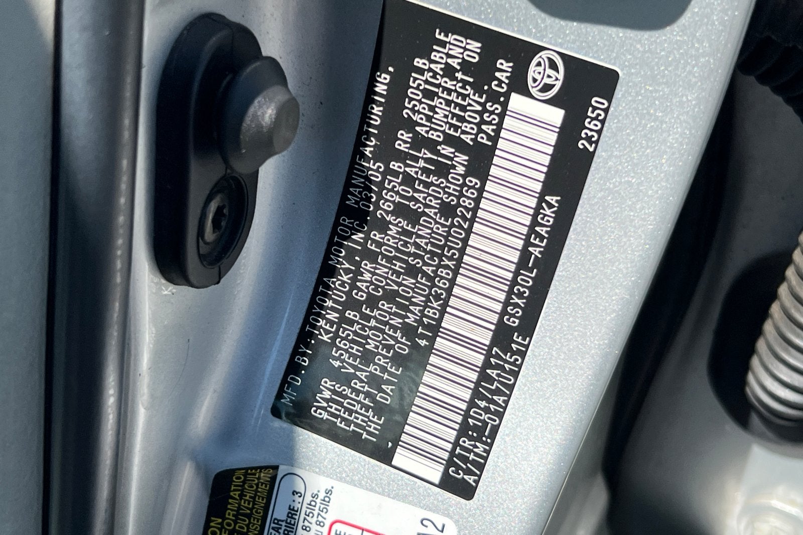 2005 Toyota Avalon XLS