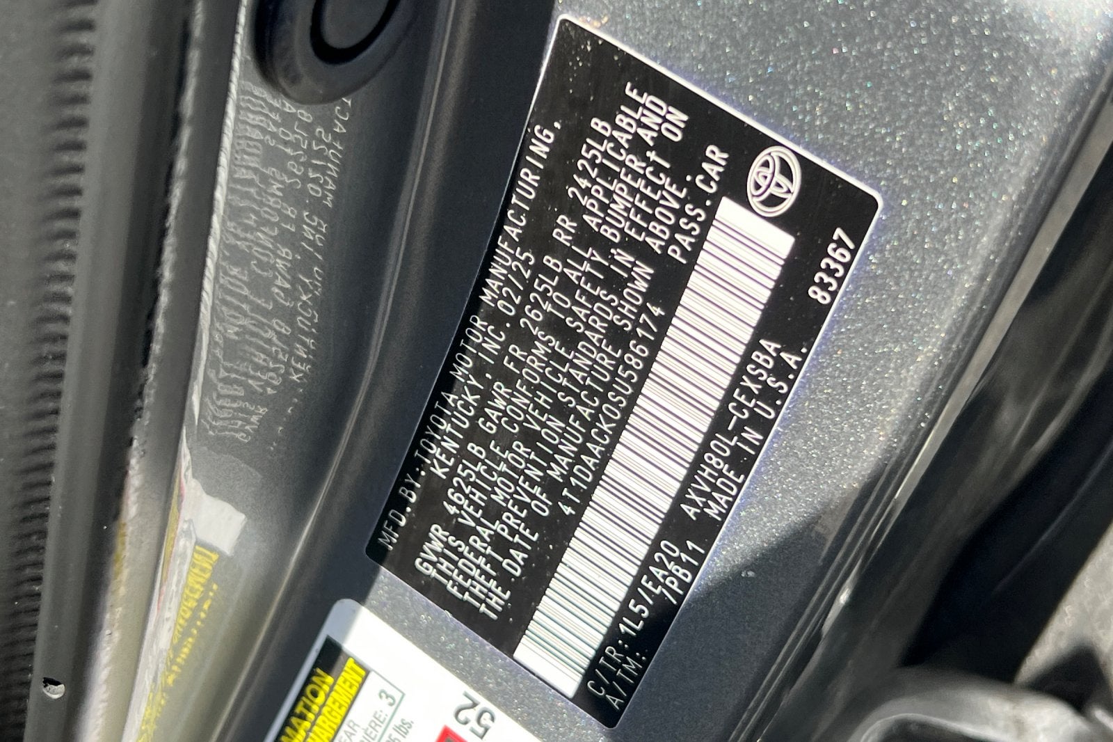 2025 Toyota Camry SE