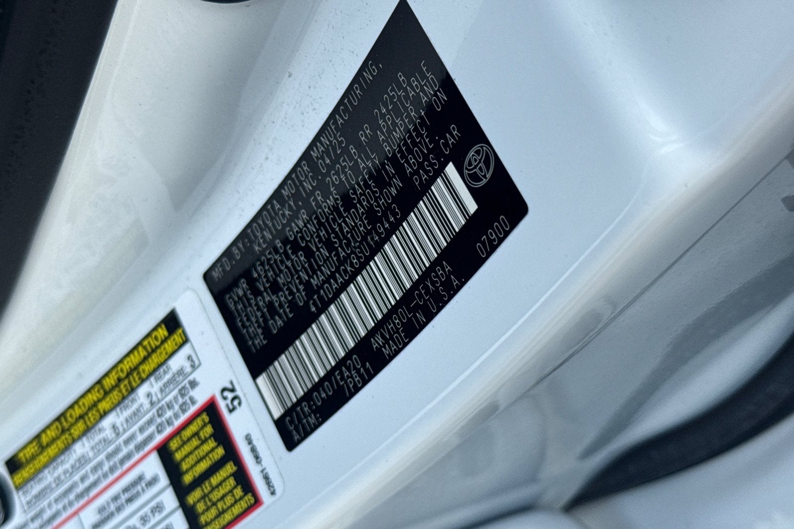 2025 Toyota Camry SE