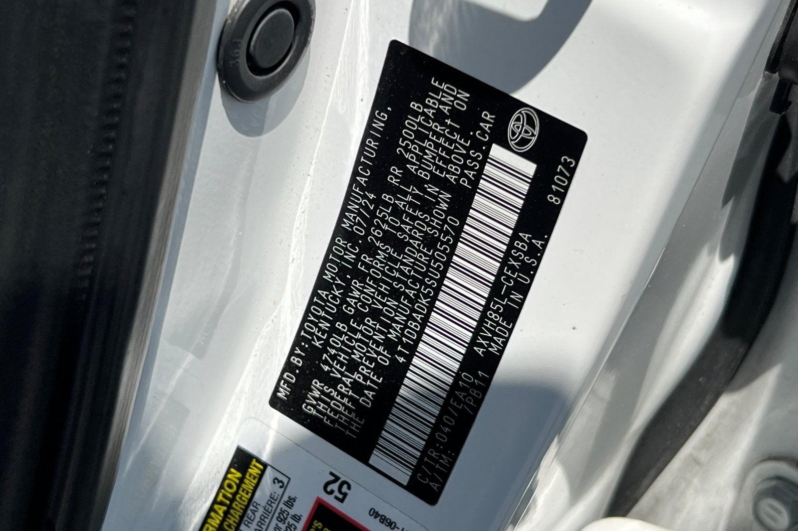 2025 Toyota Camry SE