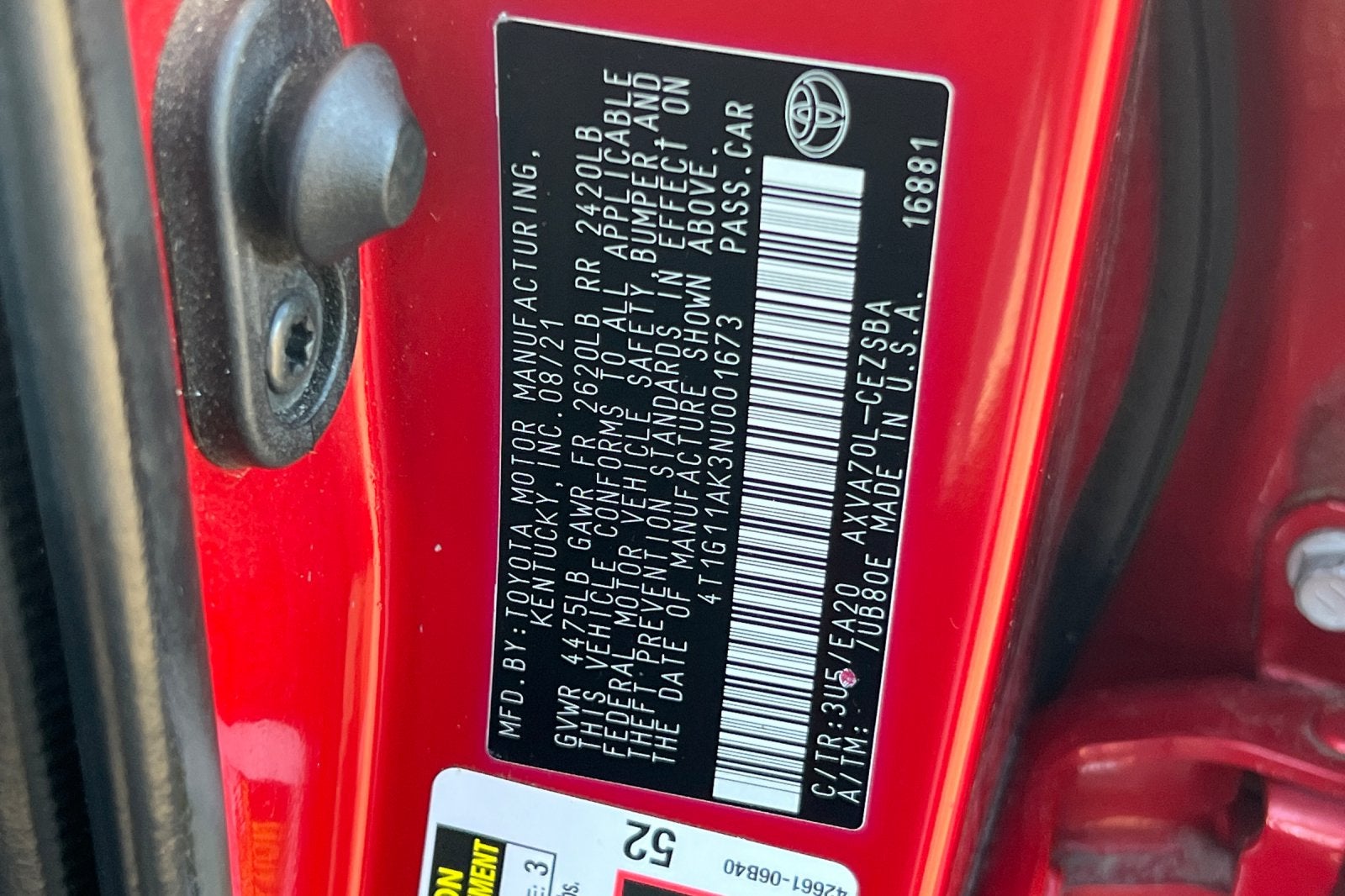 2022 Toyota Camry SE