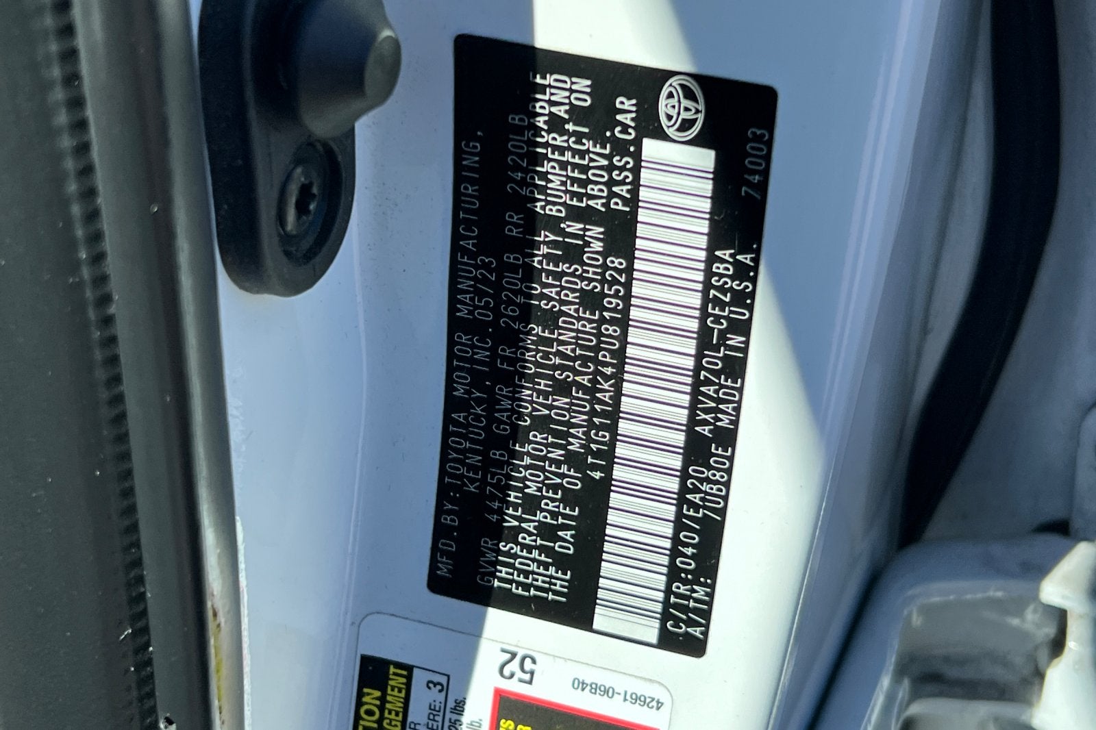 2023 Toyota Camry SE