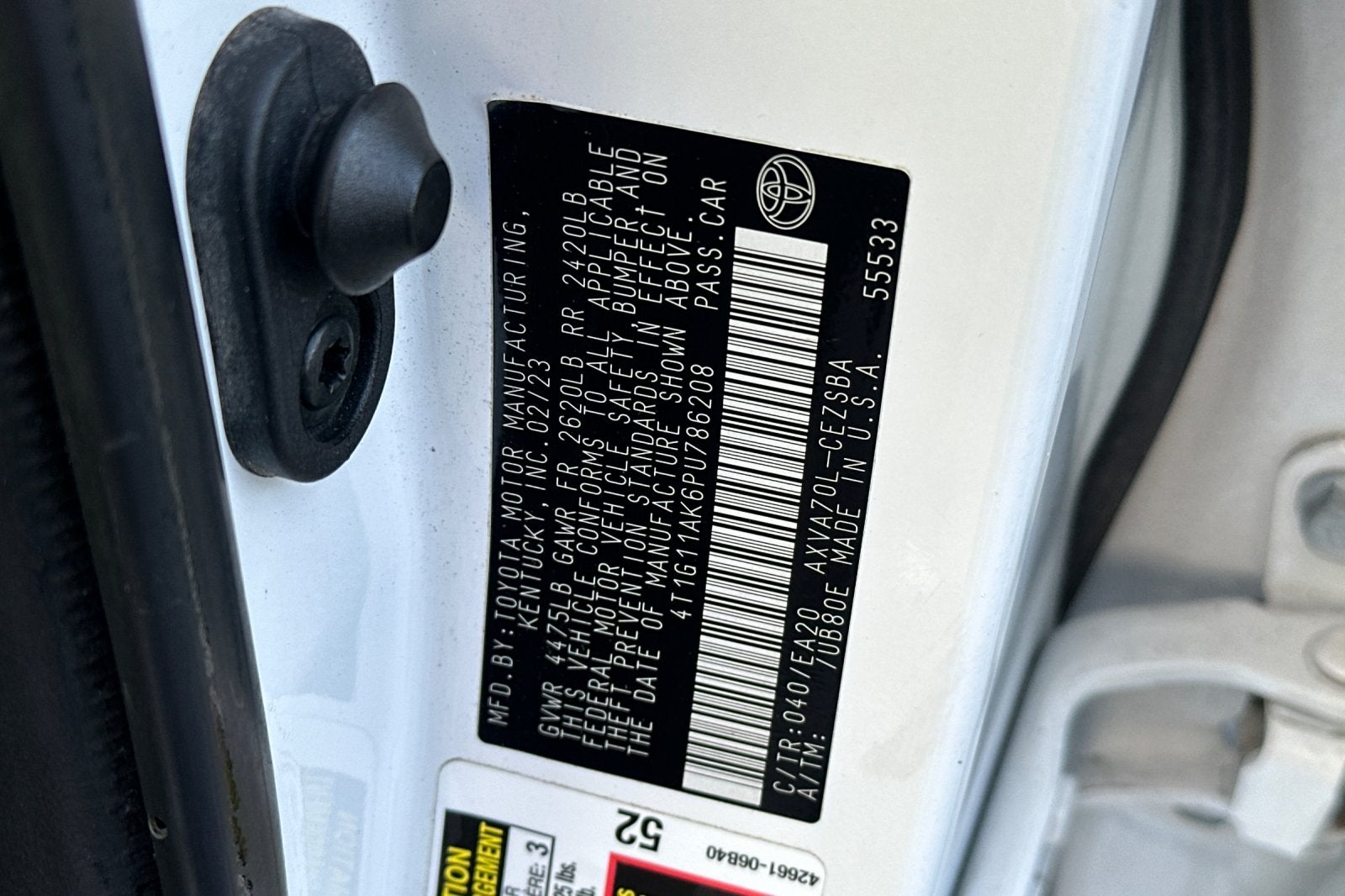 2023 Toyota Camry SE