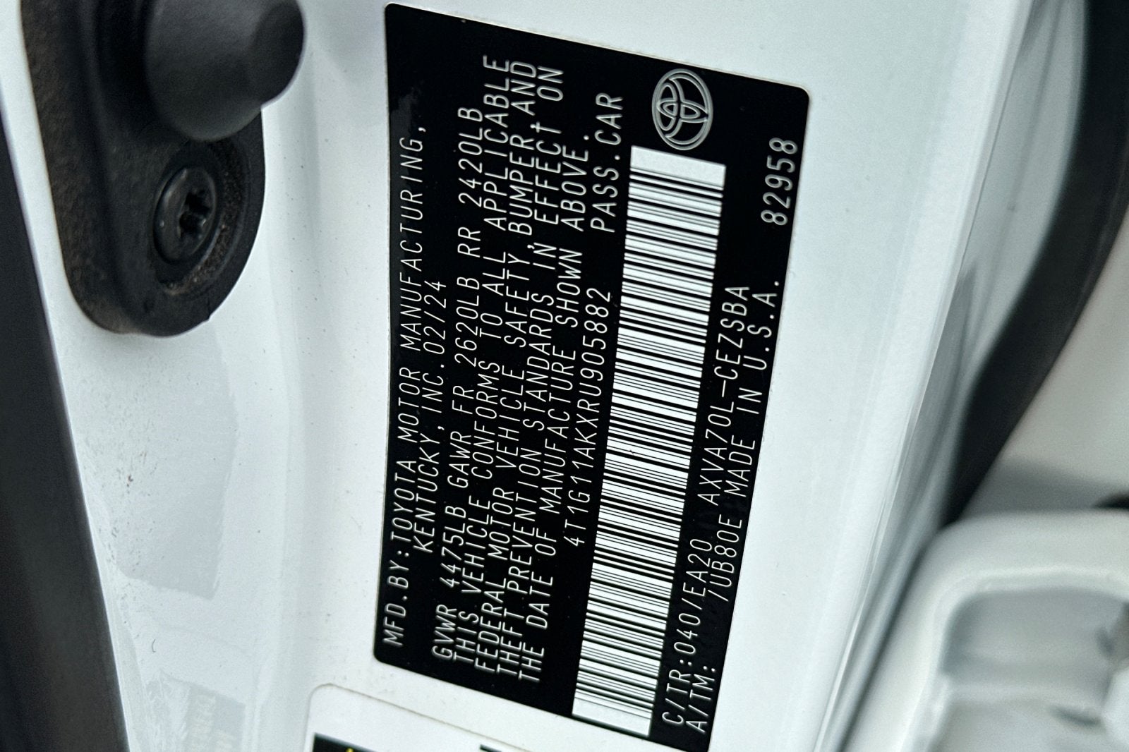 2024 Toyota Camry SE