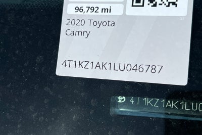 2020 Toyota Camry XSE V6