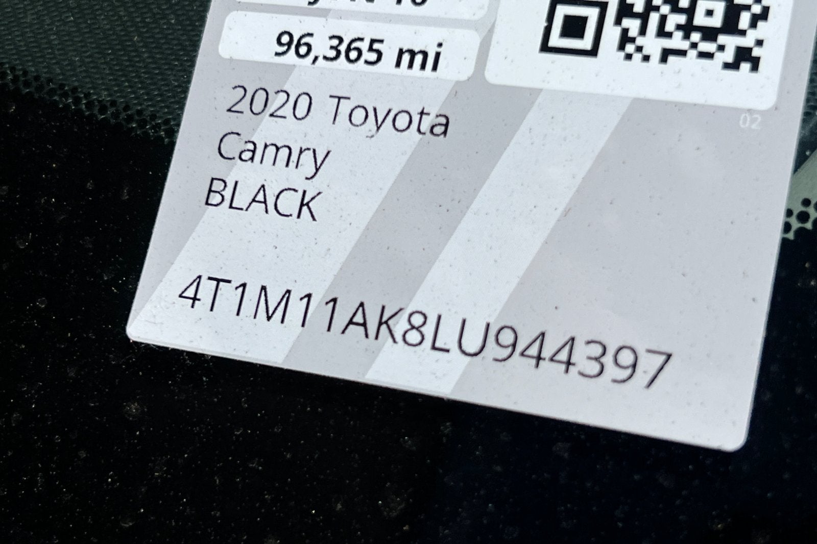 2020 Toyota Camry SE