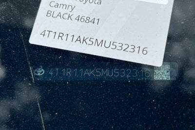 2021 Toyota Camry LE