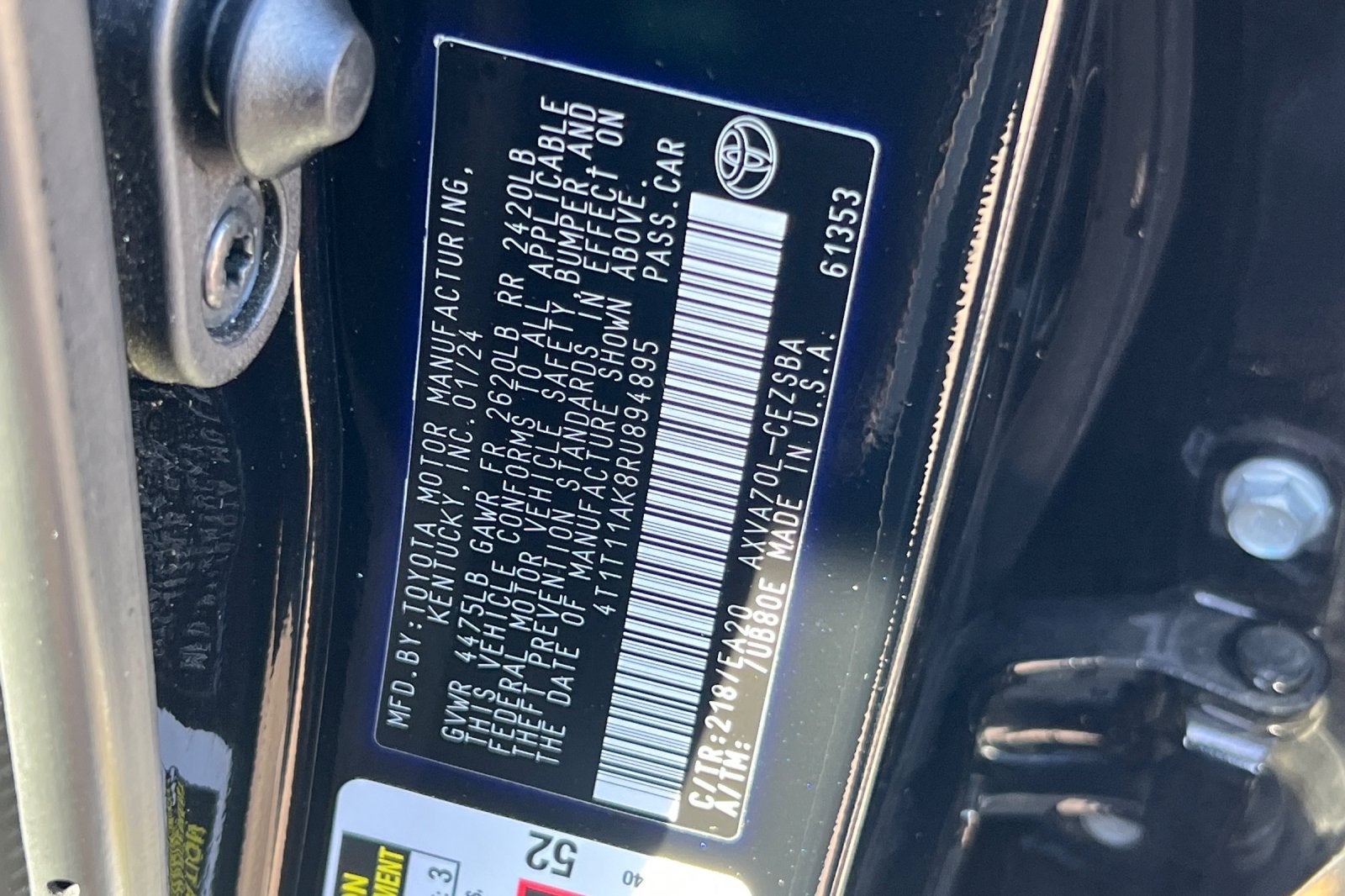 2024 Toyota Camry SE