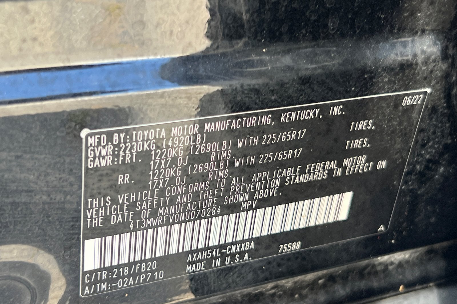 2022 Toyota RAV4 Hybrid LE