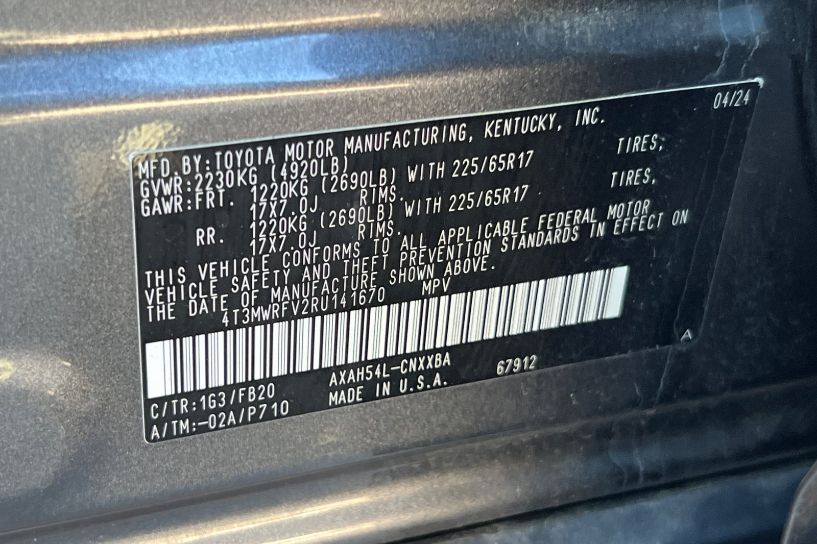 2024 Toyota RAV4 Hybrid LE