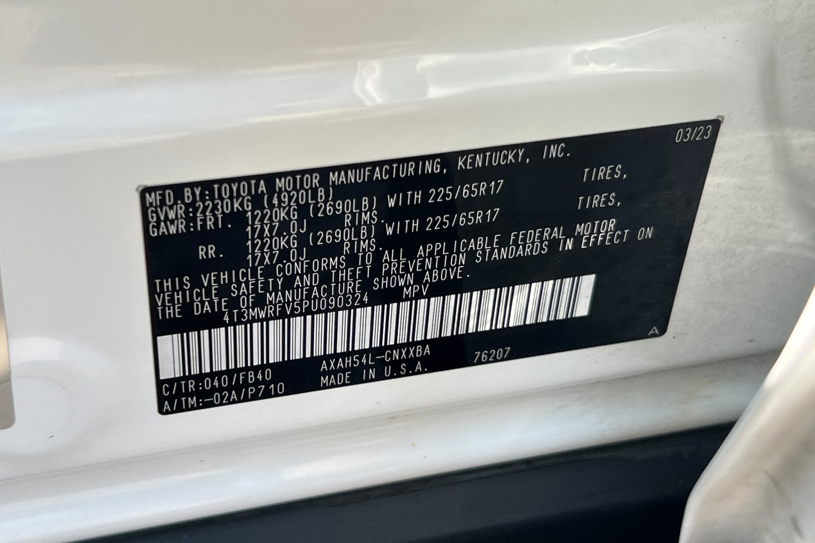 2023 Toyota RAV4 Hybrid LE