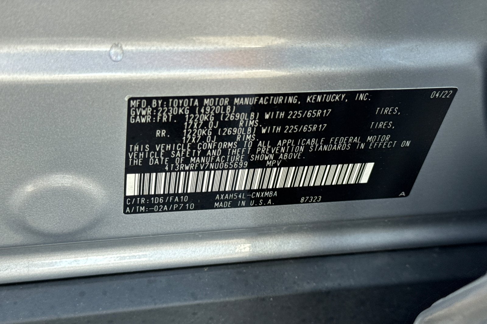 2022 Toyota RAV4 Hybrid XLE