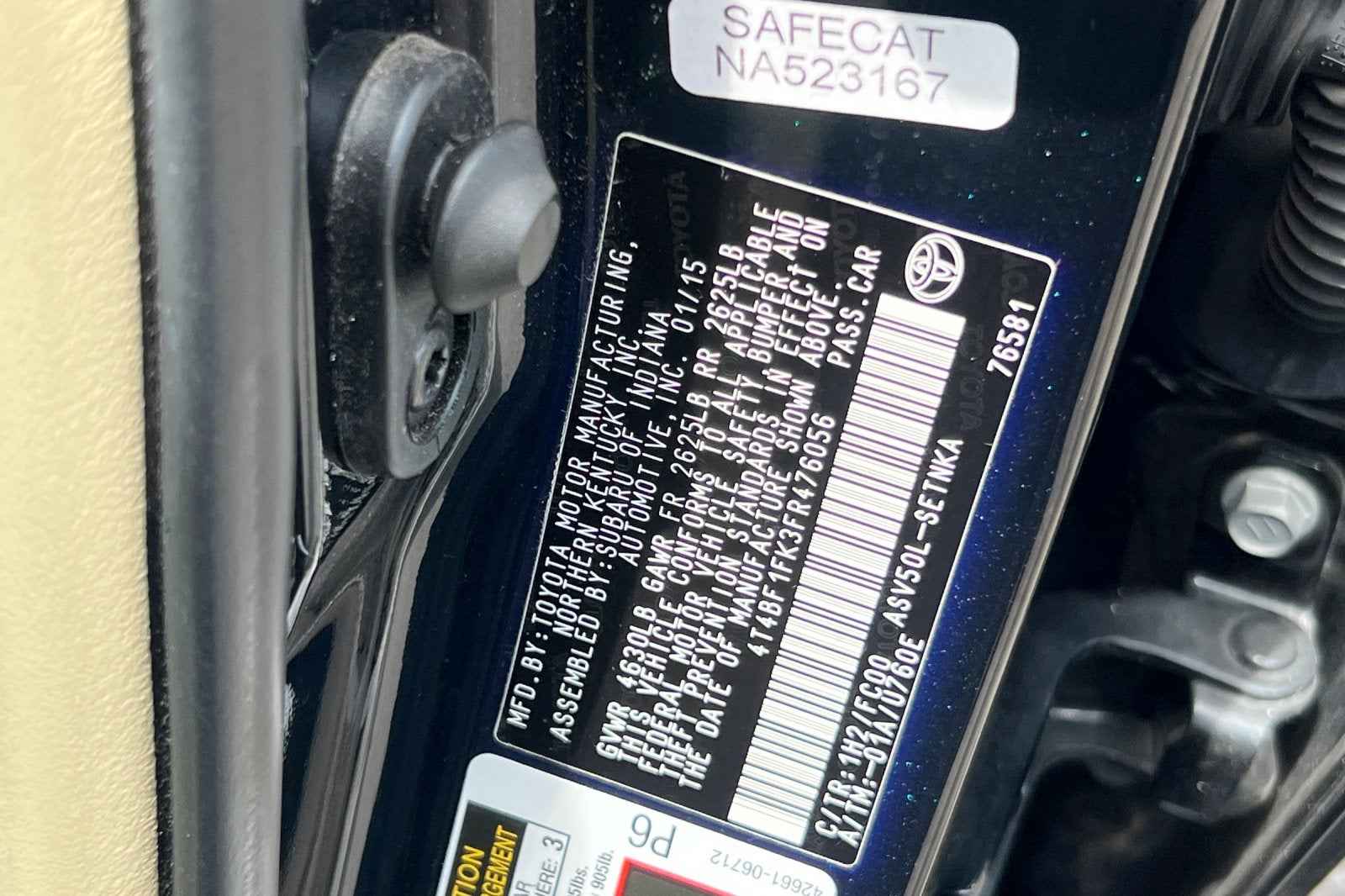 2015 Toyota Camry LE