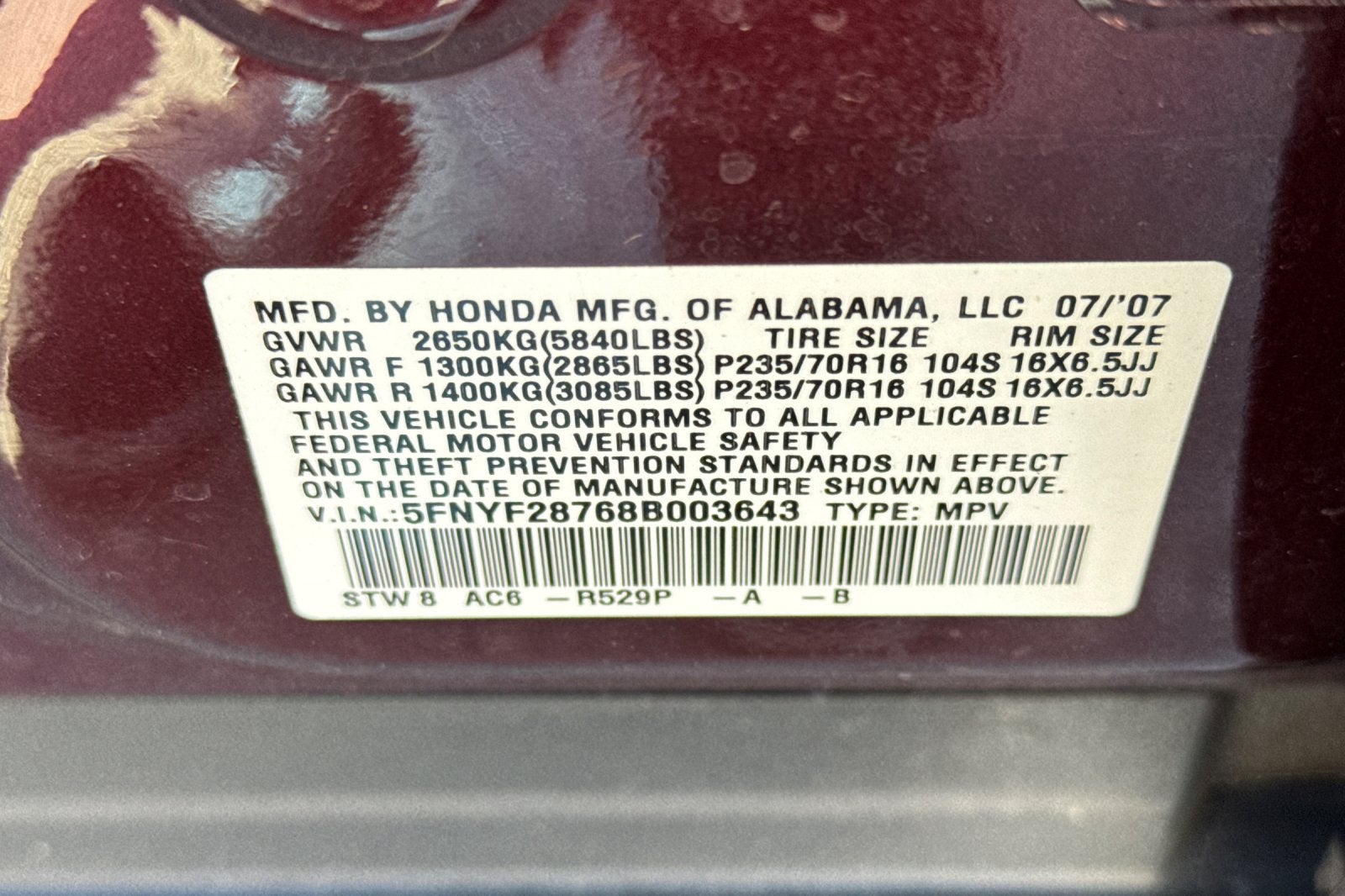 2008 Honda Pilot EX-L