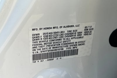 2017 Honda Pilot EX-L