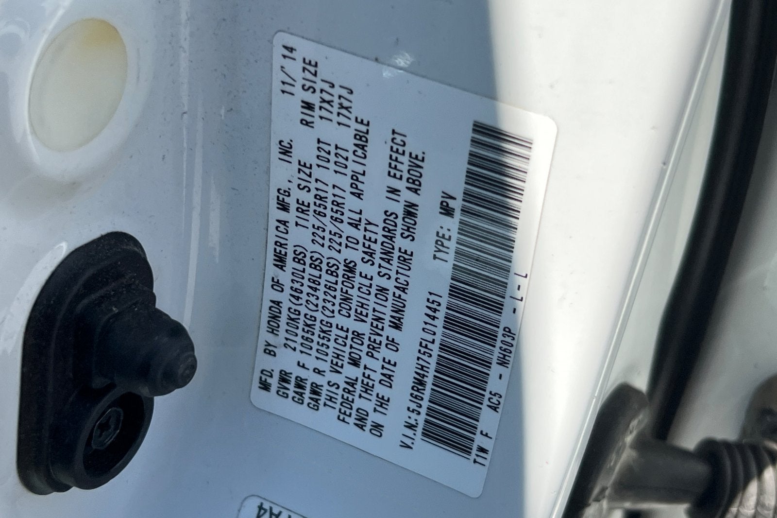 2015 Honda CR-V Base