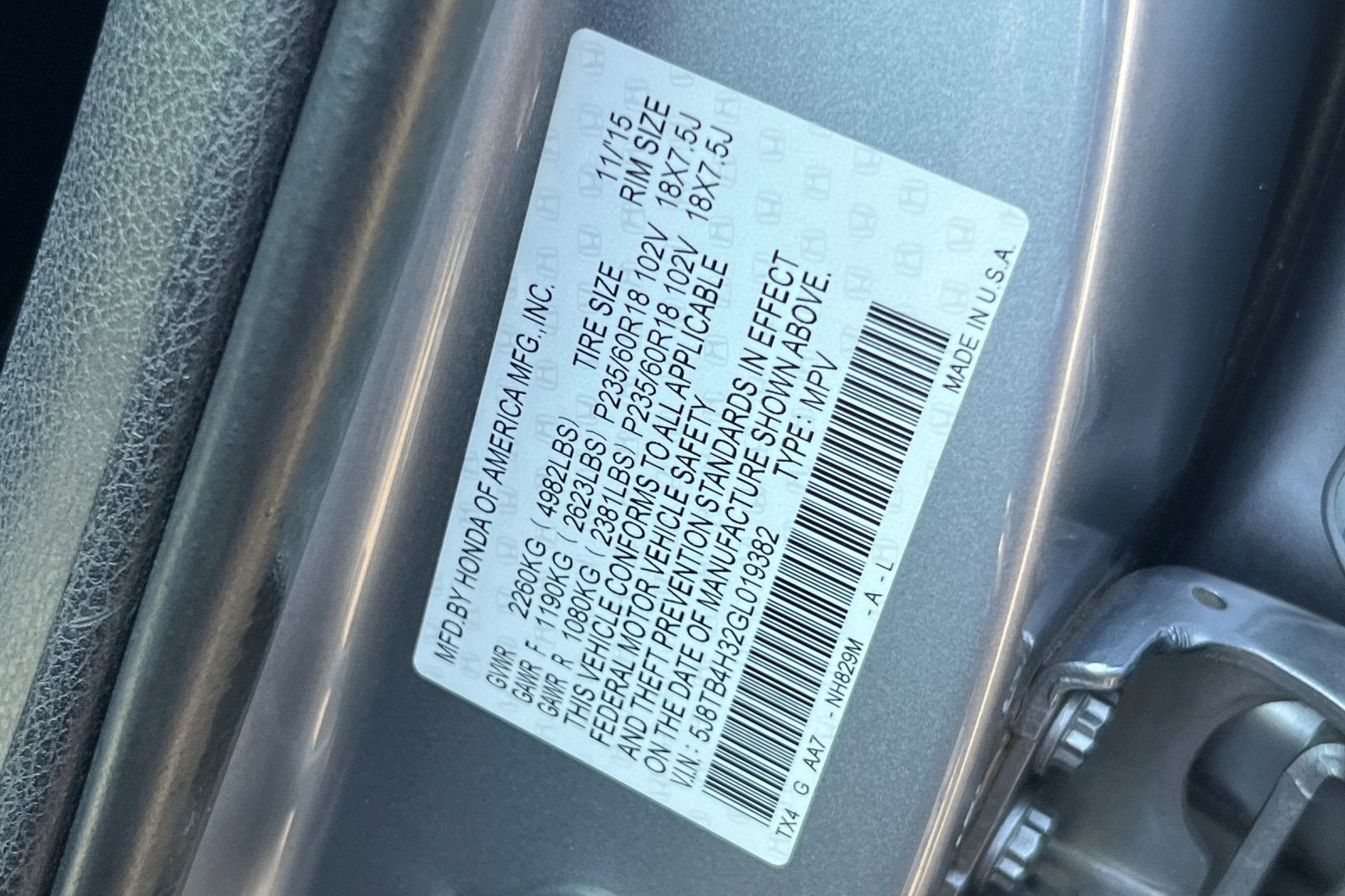 2016 Acura RDX Base