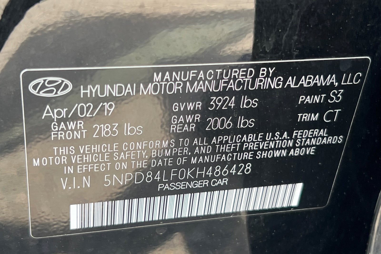2019 Hyundai Elantra Value Edition