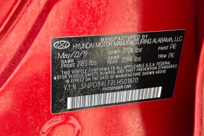 2020 Hyundai Elantra SEL