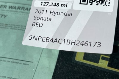 2011 Hyundai Sonata GLS PZEV