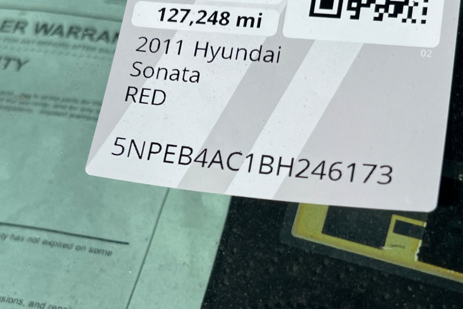 2011 Hyundai Sonata GLS PZEV