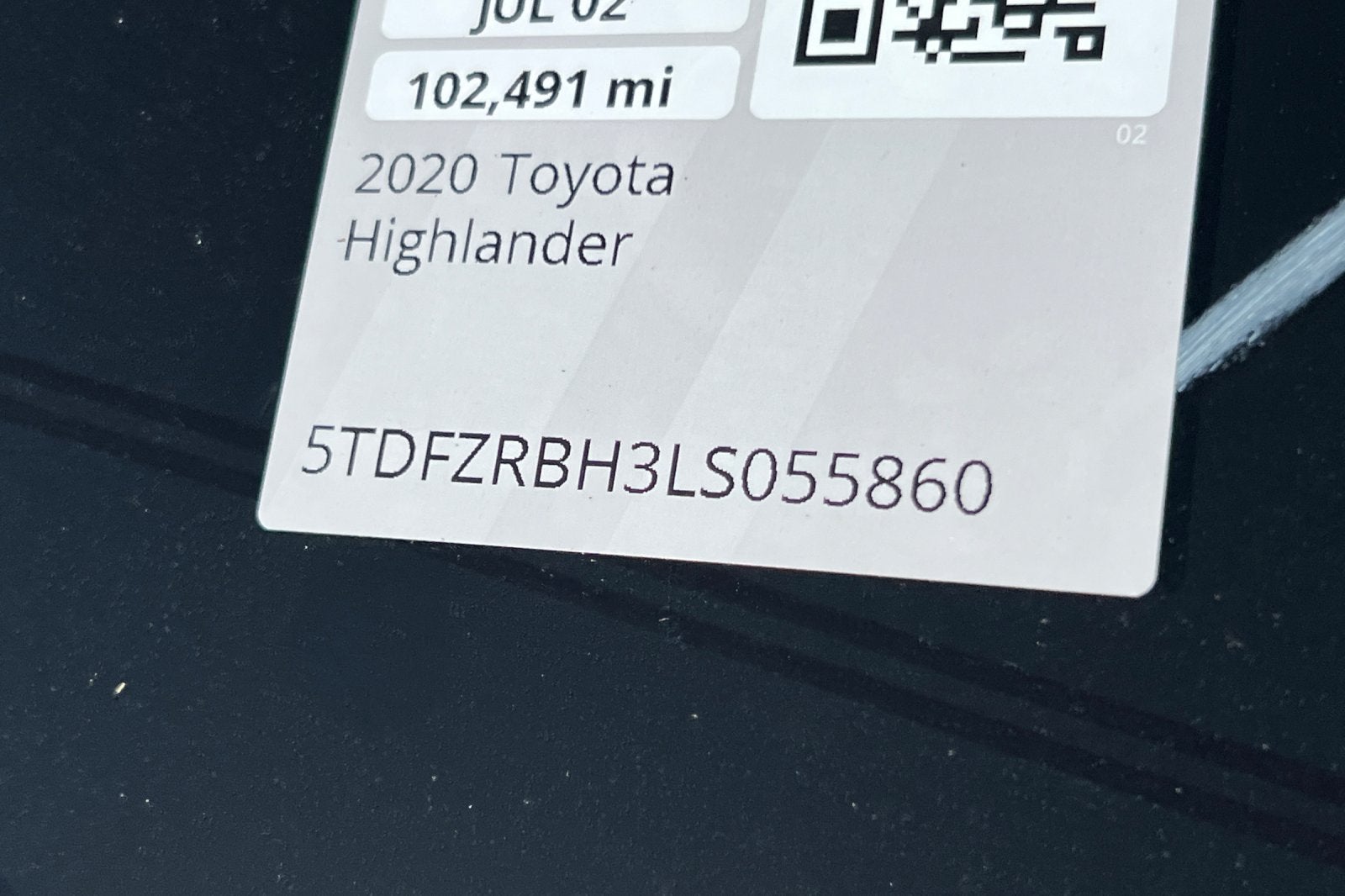 2020 Toyota Highlander Platinum