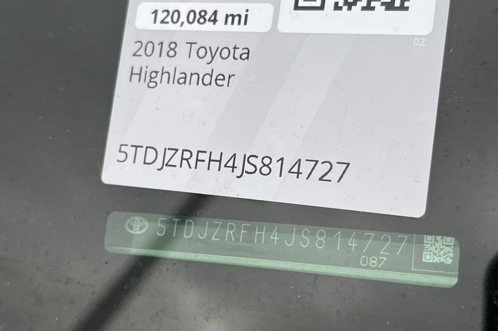 2018 Toyota Highlander XLE