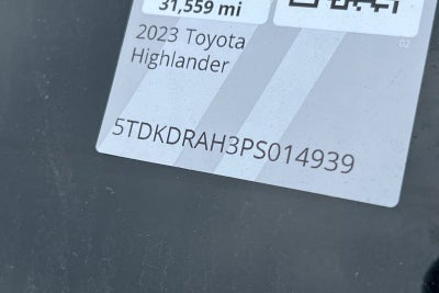 2023 Toyota Highlander L