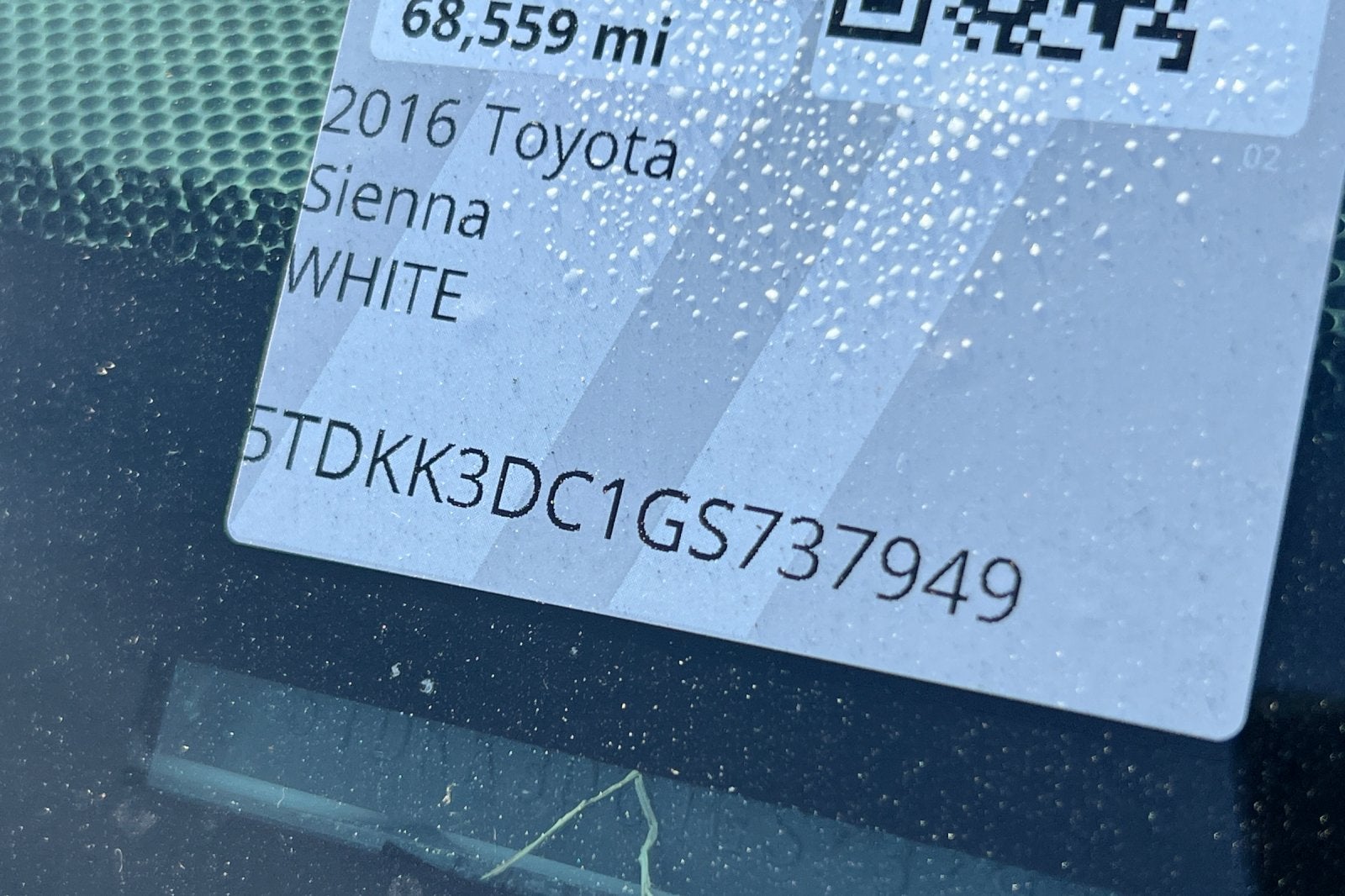 2016 Toyota Sienna LE