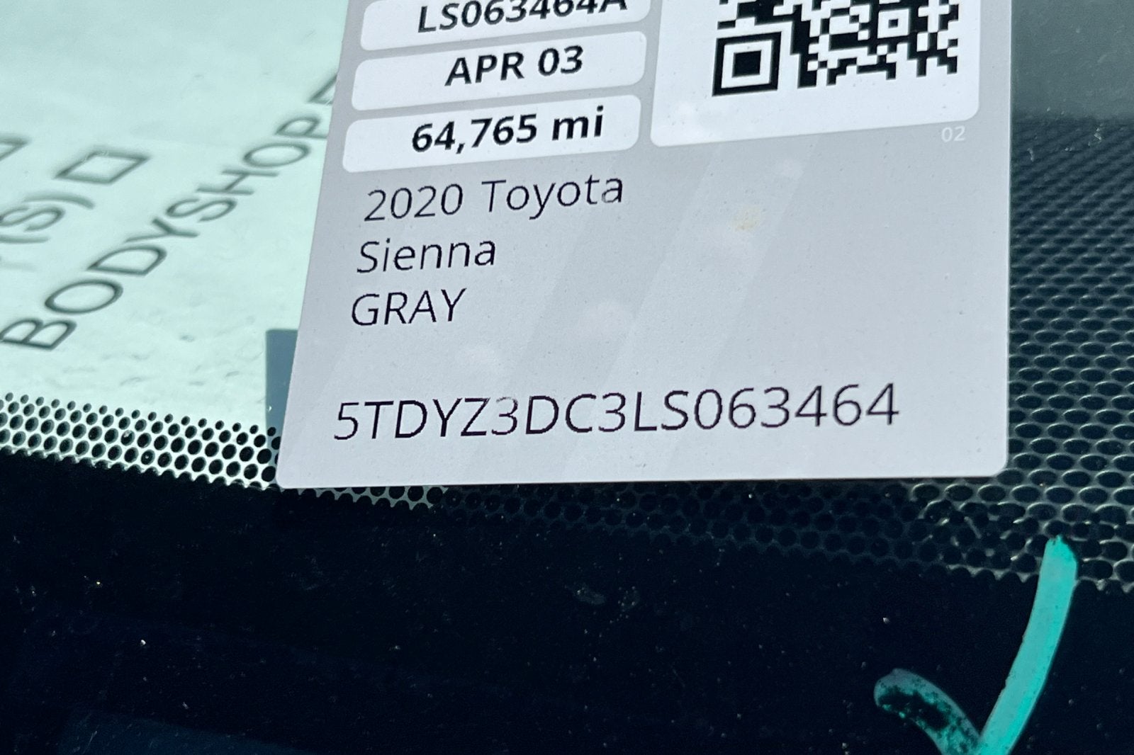 2020 Toyota Sienna XLE Premium