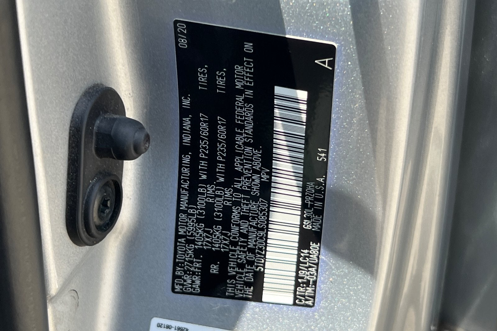 2020 Toyota Sienna XLE