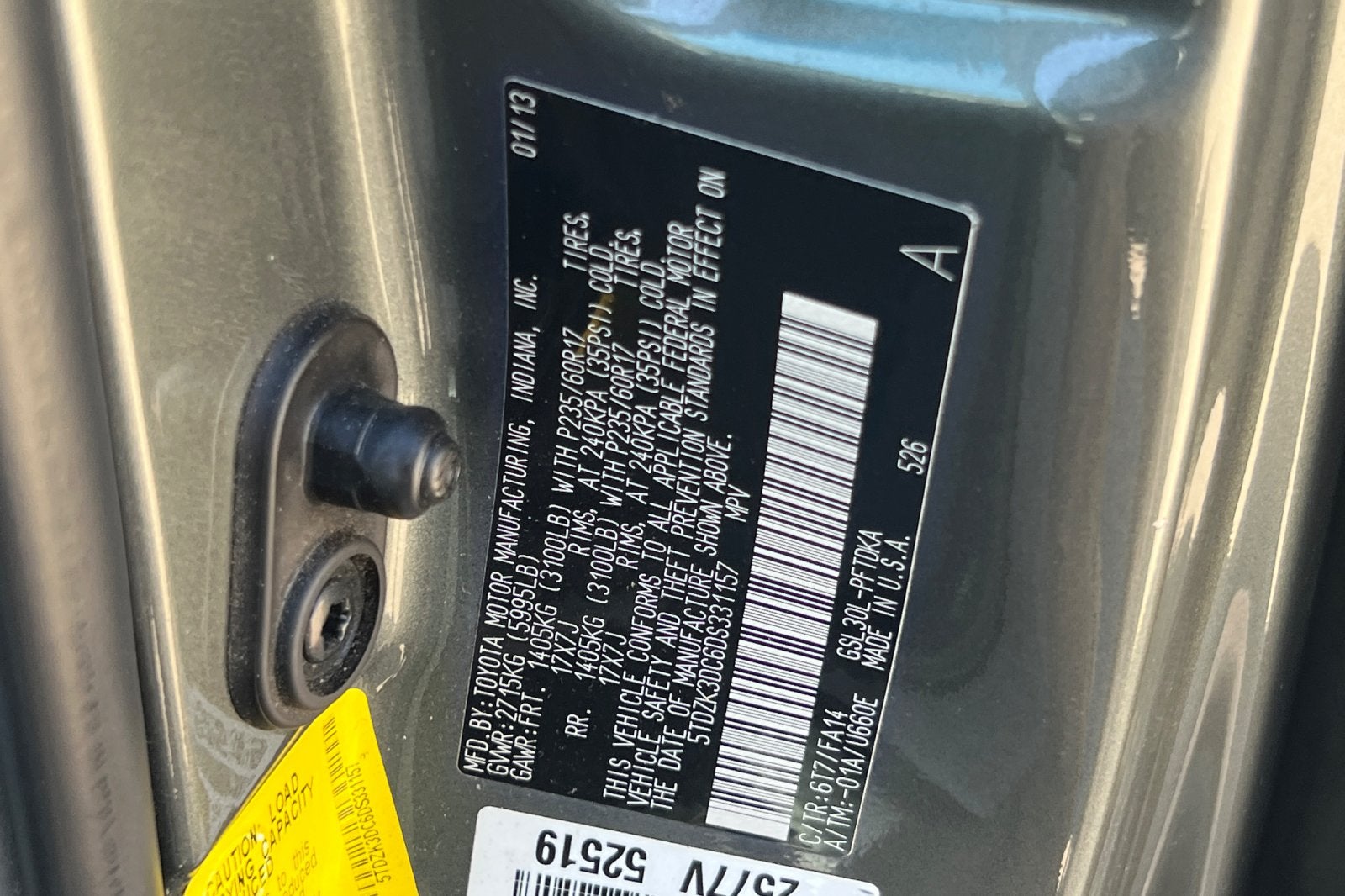 2013 Toyota Sienna L