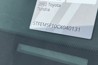 2012 Toyota Tundra Base