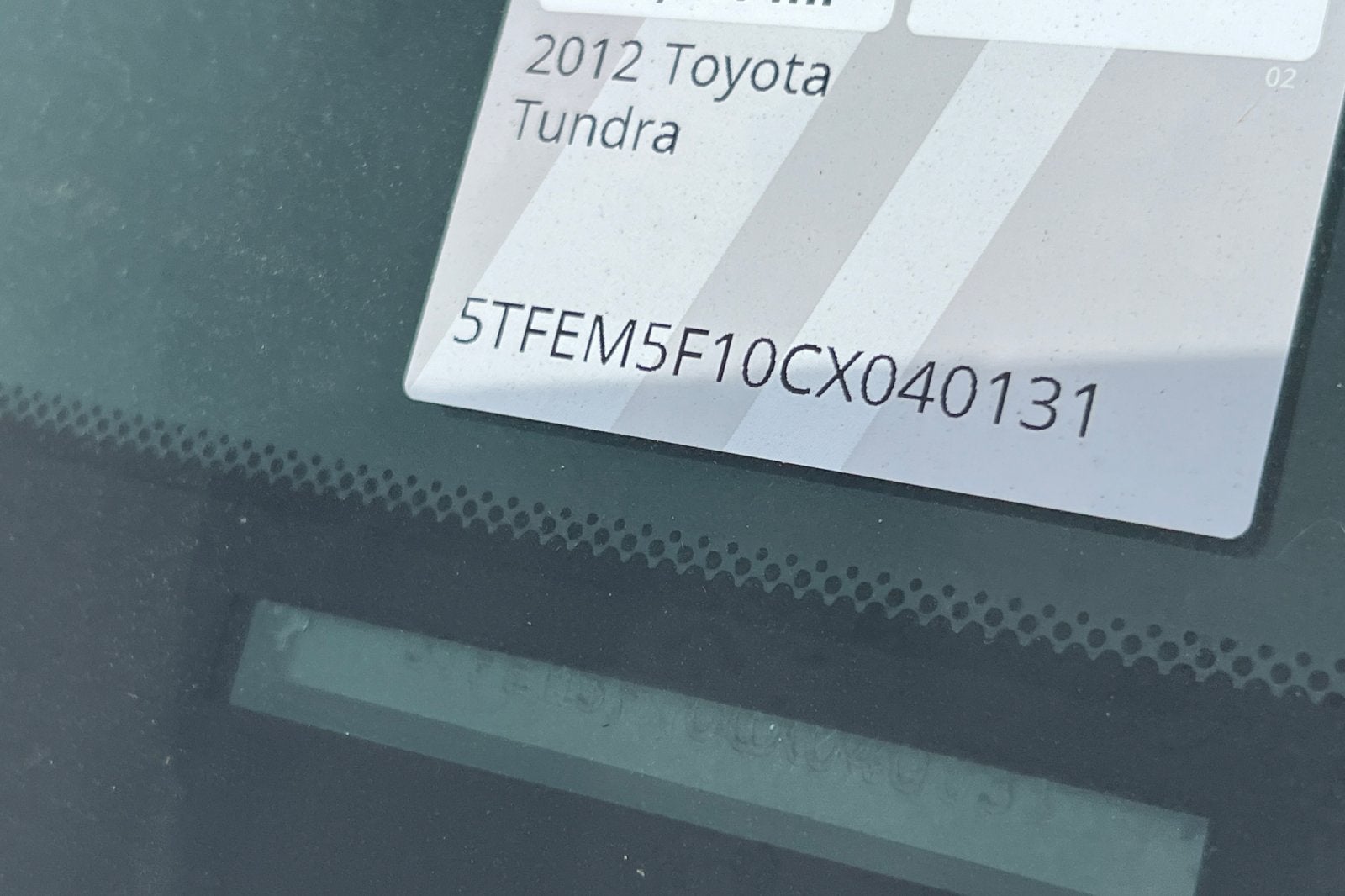 2012 Toyota Tundra Base