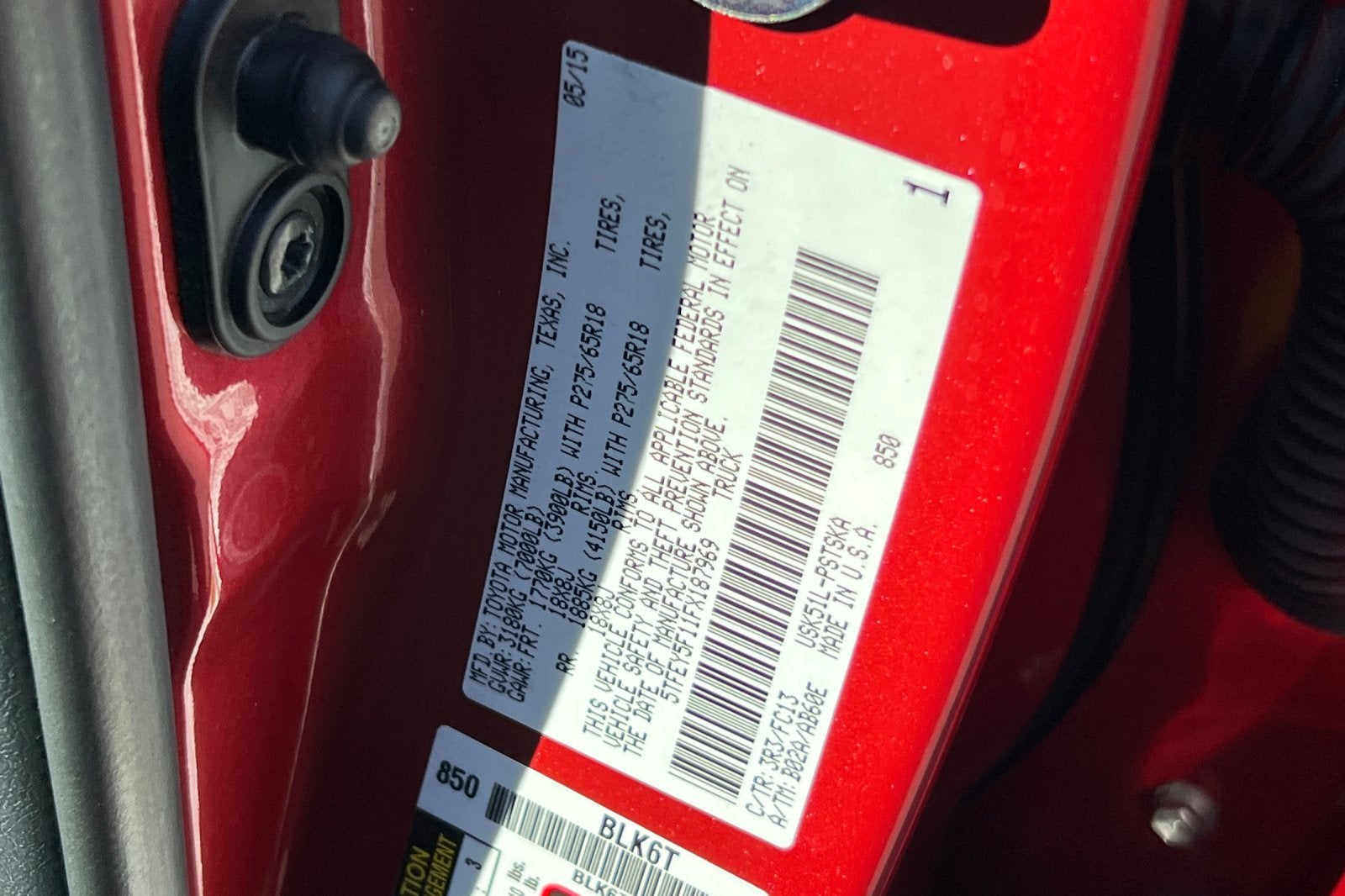 2015 Toyota Tundra SR5