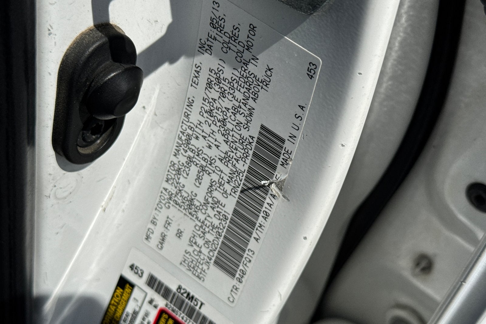 2013 Toyota Tacoma Base