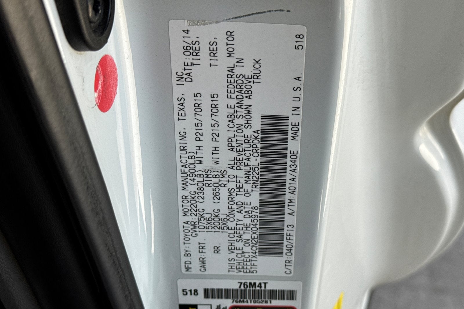 2014 Toyota Tacoma Base