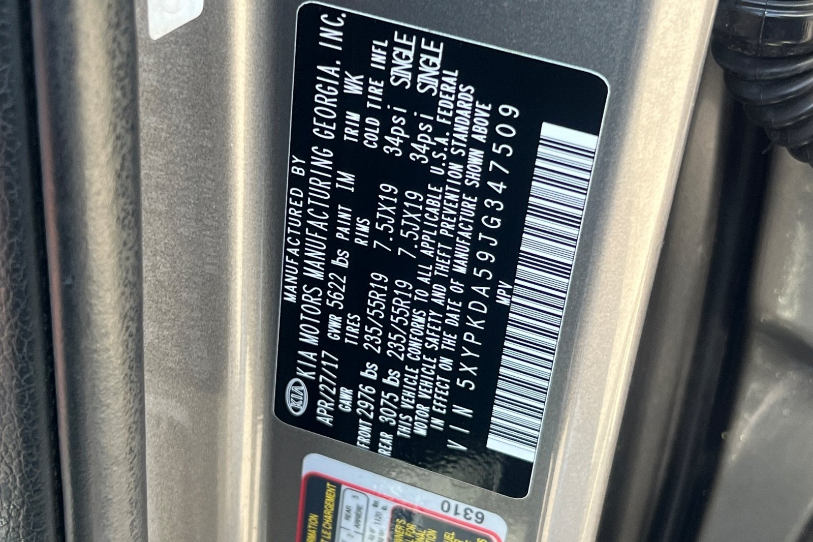 2018 Kia Sorento SX V6