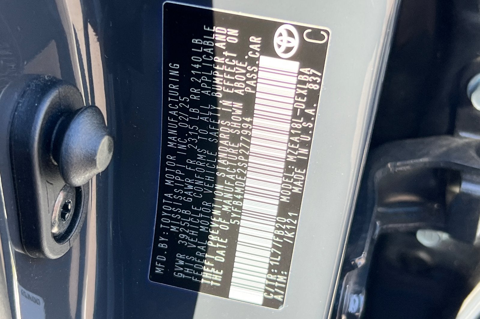 2025 Toyota Corolla LE