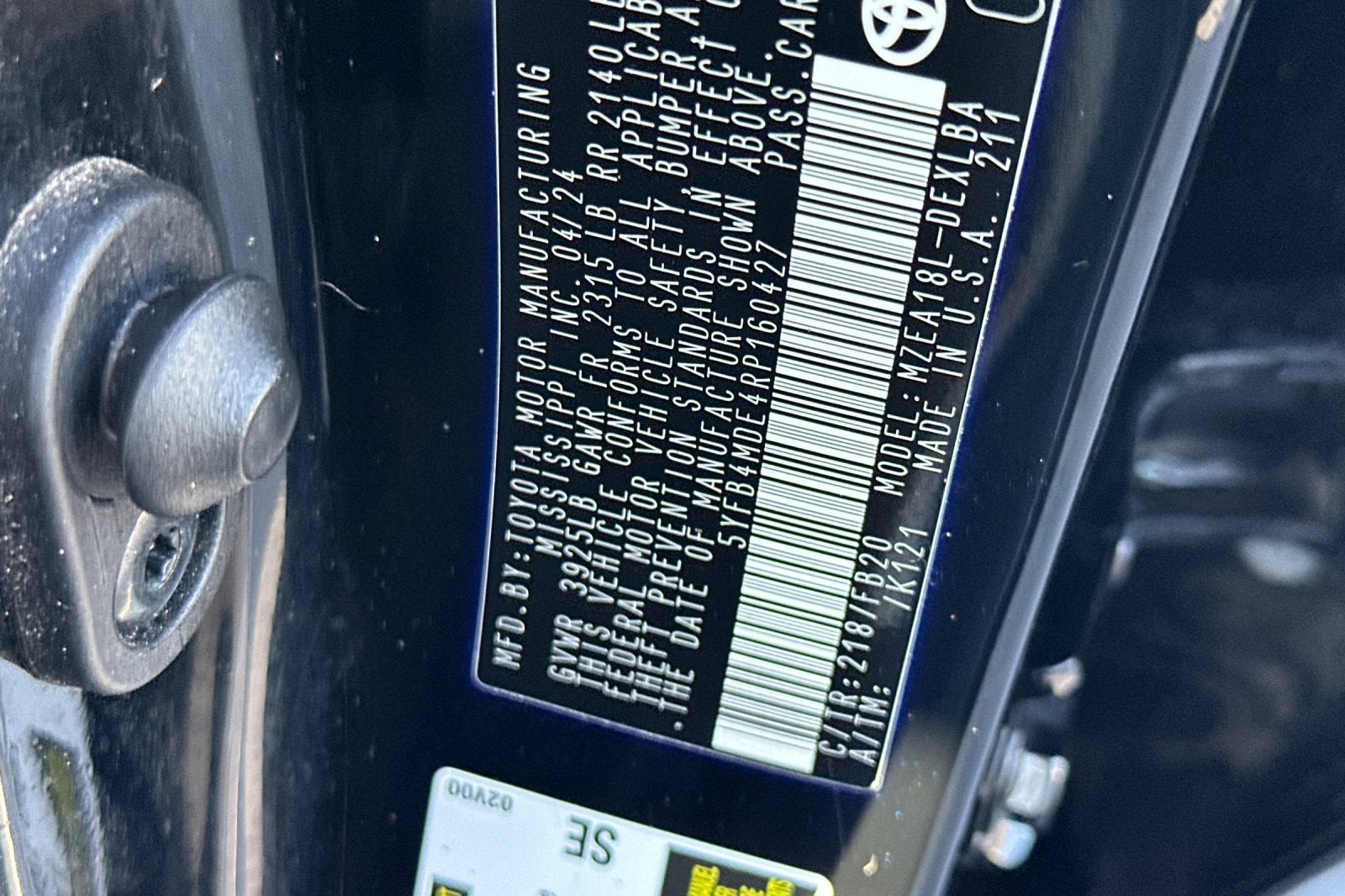 2024 Toyota Corolla LE