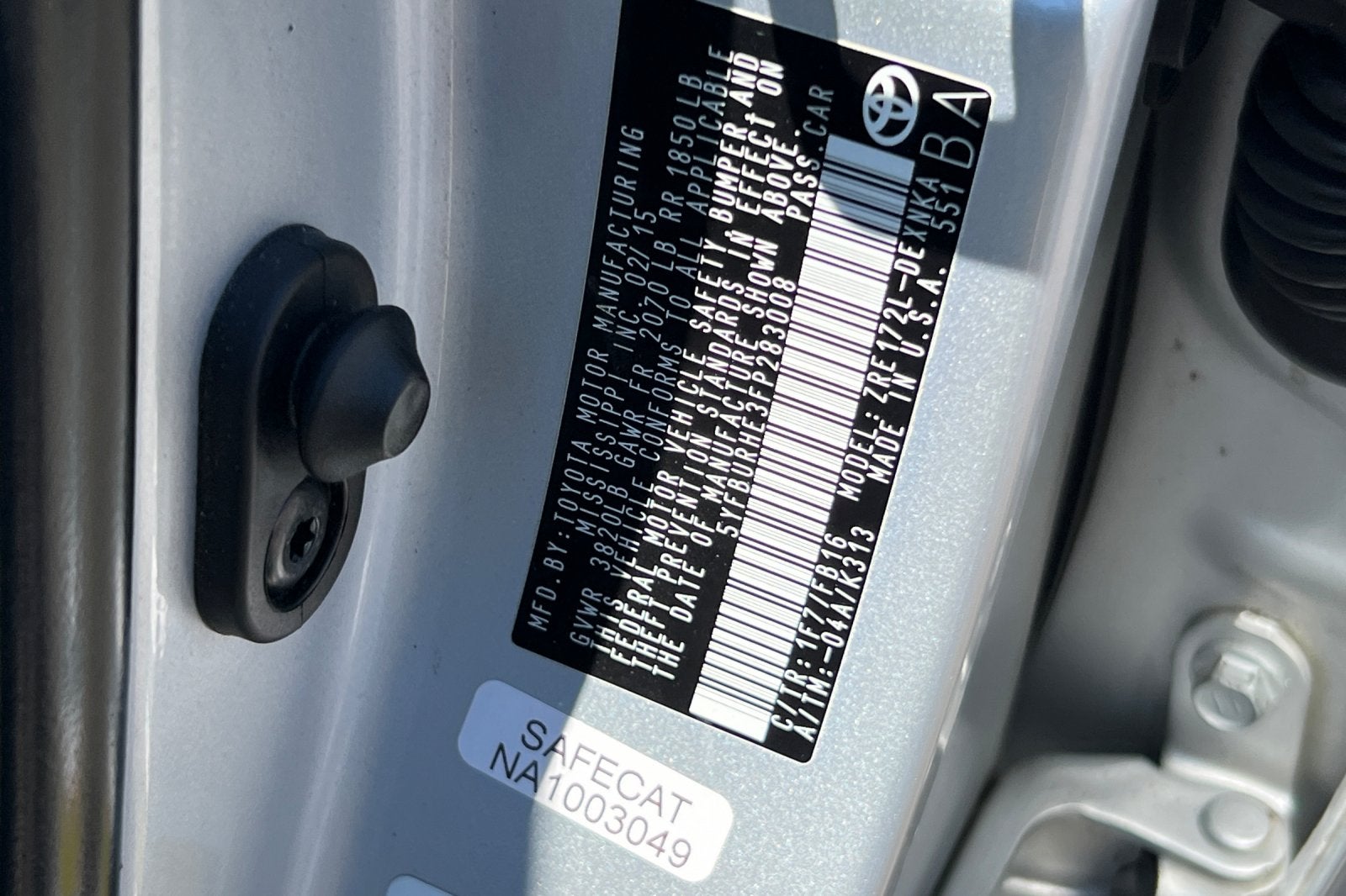 2015 Toyota Corolla LE
