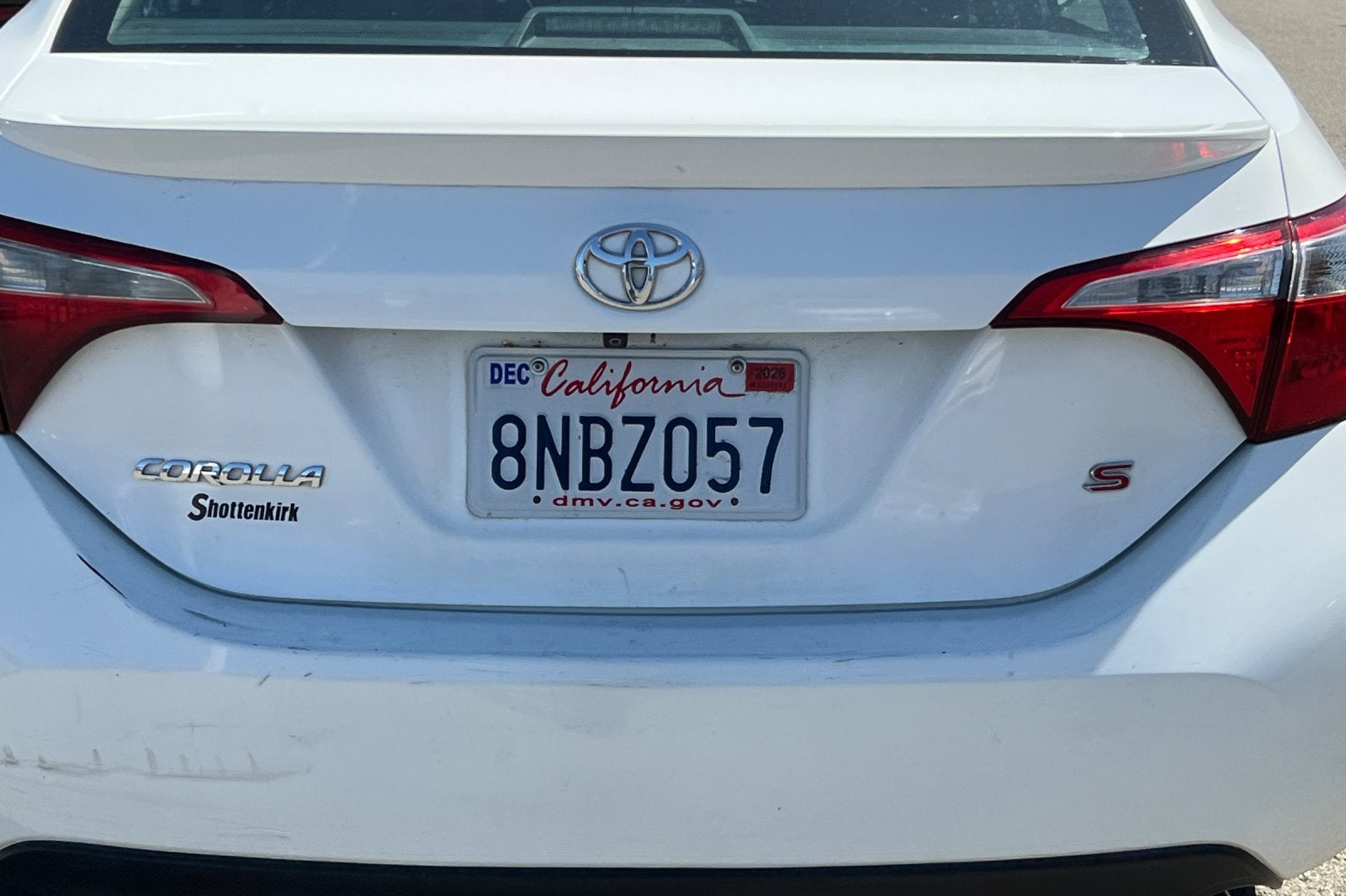 2014 Toyota Corolla S Plus