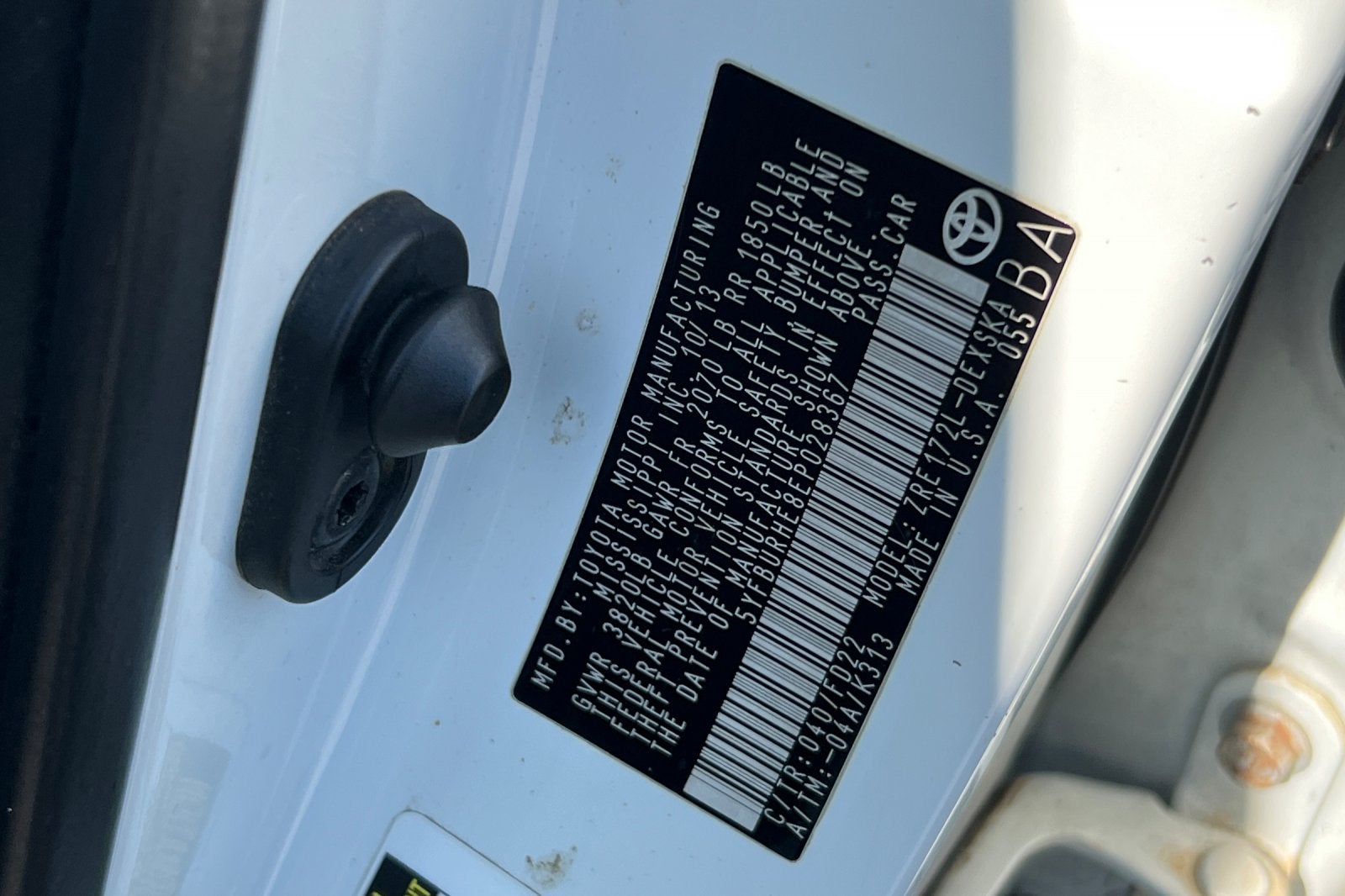 2014 Toyota Corolla S Plus