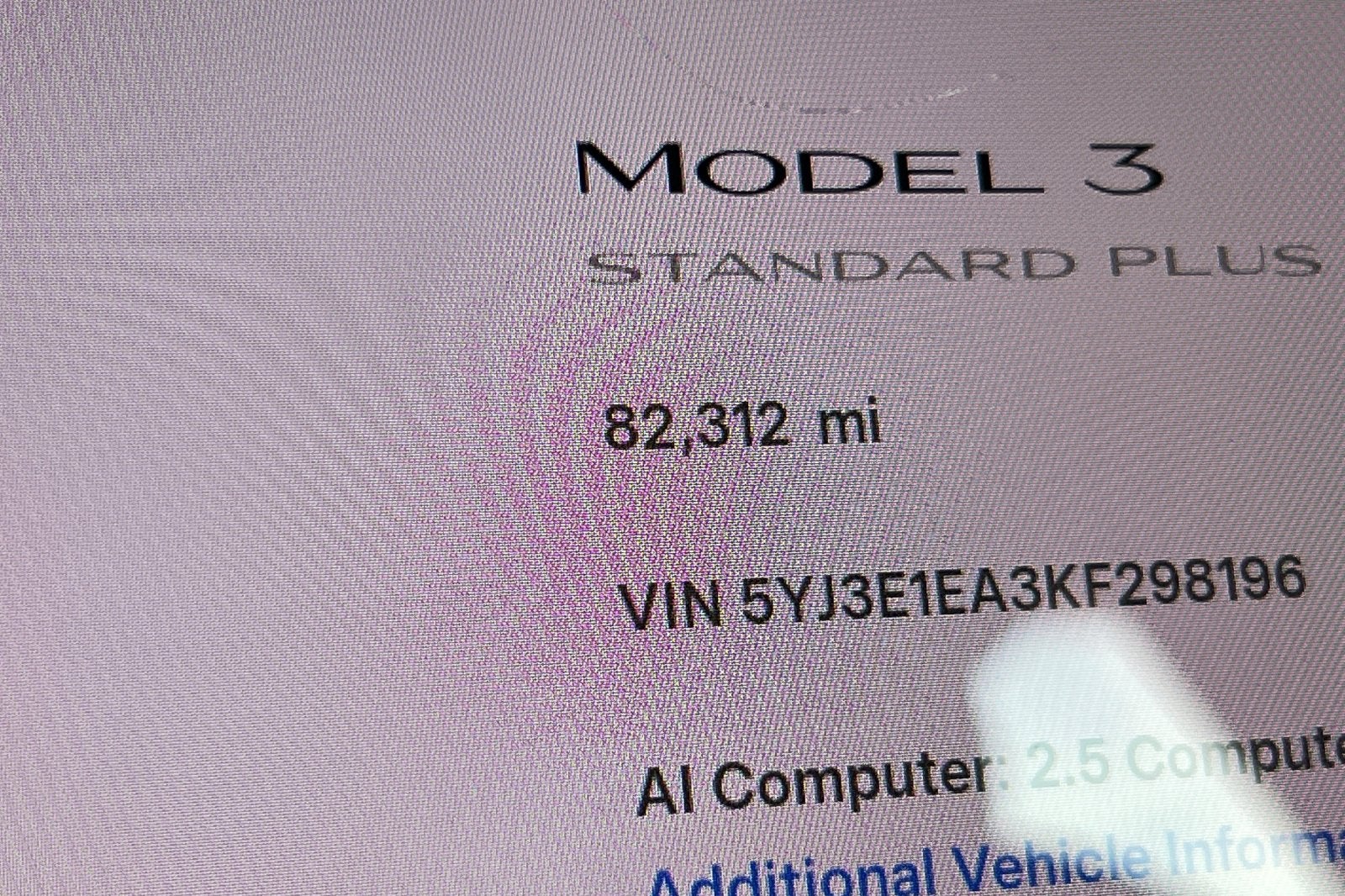 2019 Tesla Model 3 Standard Range